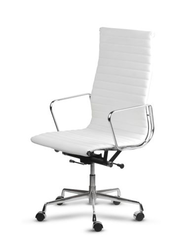 Sillón Giratorio Blanco Eames Aluminum - Sillón Ejecutivo Directo de Fábrica